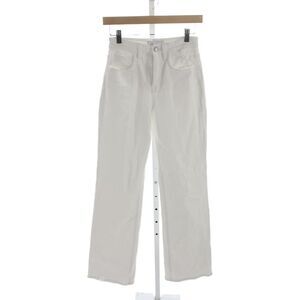 Vervet Women White High Waist Straight Jeans Cotton Inseam 30 Size 25